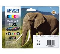 Epson Elephant Multipack 6-colours 24XL Claria Photo HD Ink