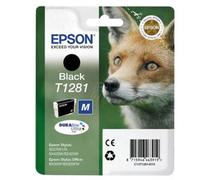Epson Fox Singlepack Black T1281 DURABrite Ultra Ink