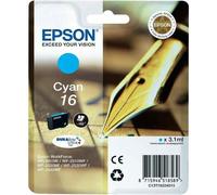 Original Epson 16 Cyan Ink Cartridge for WF-2010w WF-2510wf WF-2540wf WF-2530wf