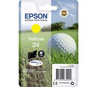 Epson Genuine Golf Ball DURABrite Single 34 Tagged Ink Cartridge Yellow Cart...