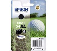 Epson Genuine Golf Ball DURABrite Single 34XL Extra Large Ink Cartridge - Black Cartridge - 1x 16.3ml - Brand manufactured for optimal results