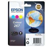GENUINE AUTHENTIC EPSON 267 COLOUR INK CARTRIDGE C13T26704010