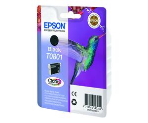 Epson Hummingbird Singlepack Black T0801 Claria Photographic Ink