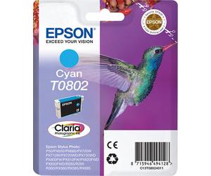 Epson Hummingbird Singlepack Cyan T0802 Claria Photographic Ink