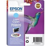 Epson Hummingbird Singlepack Light Cyan T0805 Claria Photographic Ink. Colour ink type: Pigment-based ink Colour ink volume: 7.4 ml Printing colours: Light Cyan Quantity per pack: 1 pc(s)
