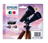 Epson Ink Cartridge Multipack 4-colours 502 Ink Black C13T02V64010