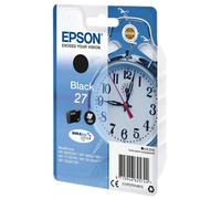 Epson Ink Cartridges, DURABrite" Ultra, 27, Alarm clock, Singlepack, 1 x 6.2 ml Black