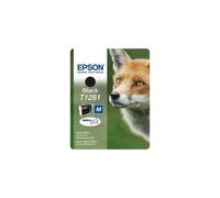 Epson Ink Cartridges, DURABrite" Ultra, T1281, Fox, Singlepack, 1 x 5.9 ml Black, M