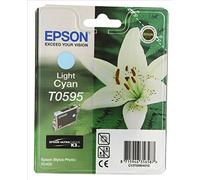 Epson C13T05954010 Original Epson T0595 UltraChrome K3 Light Cyan Ink Cartridge