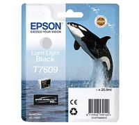 Epson Killer Whale T7609 Ink Cartridge, Light Light Black, Genuine