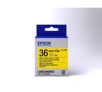 Epson Label Cartridge Magnetic LK-7YB2 Black/Yellow 36mm (1.5m)