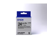 Epson Label Cartridge Matte LK-6SBE Black/Matt Silver 24mm (9m)