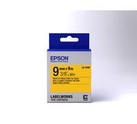 Epson Label Cartridge Pastel LK-3YBP Black/Yellow 9mm (9m)