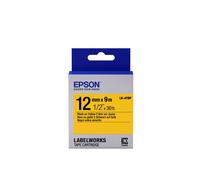 Epson Label Cartridge Pastel LK-4YBP Black/Yellow 12mm (9m)