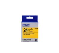 Epson Label Cartridge Pastel LK-6YBP Black/Yellow 24mm (9m)