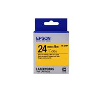 Epson Label Cartridge Pastel LK-6YBP Black/Yellow 24mm (9m) C53S656005