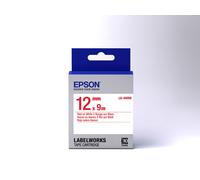 Epson Label Cartridge Standard LK-4WRN Red/White 12mm (9m)