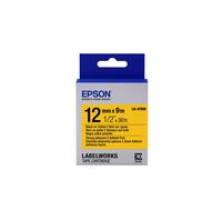 Epson lk-4ybw - Tapes for (Black on Yellow, LABELWORKS LW-1000P LABELWORKS LW-300 Label Printer Labelworks LW-400 LABELWORKS LW-400VP LABELWORKS LW-600P, Blister)