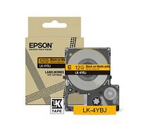 Epson C53S672074/LK-4YBJ DirectLabel-etikettes black on yellow matt 12