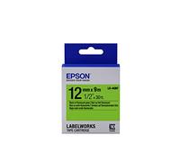 Epson LK-4GBF - Label-Making Tapes (Black on Green, LabelWorks LW-1000P LabelWorks LW-300 LabelWorks LW-400 LabelWorks LW-400VP LabelWorks LW-600P, Blister)