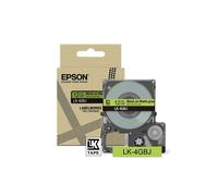 Epson C53S672077 Black on Matte Green 12MM