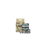 Epson LK-4TBJ Black on Matte Clear Tape Cartridge 12mm - C53S672065