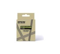 Epson LK-5GBJ Black on Matte GreenTape Cartridge 18mm - C53S672078