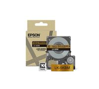 Epson C53S672093/LK-5KBM DirectLabel-etikettes black on gold 18mm x 8m