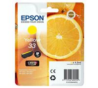 Epson Magenta 33 Yellow Ink (C13T334444010) Cartridge Oranges Genuine Epson