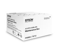 Epson Maintenance Box. Compatibility: WF-(R)8xxx. Quantity per pack: 1 pc(s) Package width: 80 mm Package depth: 135 mm. Products per pallet: 1000 pc(s) Pallet gross length: 120 cm Pallet gross width:
