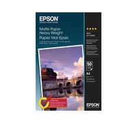 Epson Matte A4 White Heavyweight Paper 167gsm Pack of 50 C13S041256