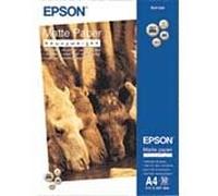 Epson Matte Paper Heavy Weight, DIN A4, 167 G/M², 50 Sheets - Photo Paper DIN A4, 167 g/m², 50 Sheets, 210 mm, 297 mm, A4, 50 Sheets, Matte, White