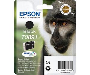 Epson Monkey Singlepack Black T0891 DURABrite Ultra Ink