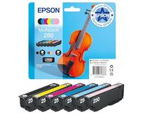 Genuine Epson 250 250XL Violin Ink Cartridges For Expression Photo XP-980 Lot