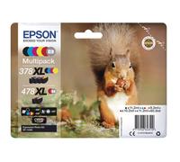 EPSON Multipack 6 colours 378XL/478XL Squirrel incl. R/G Clara Phto HD Ink
