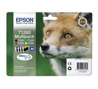 Epson Multipack T1285 4 Colours - Ink Cartridge for Printers (Original, Pigment-based Ink, Black, Cyan, Magenta, Yellow, Stylus S22/SX125/SX130