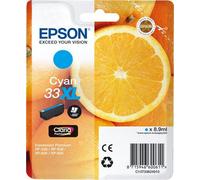 Epson Oranges 33XL C ink cartridge 1 pc(s) Original High (XL) Yield Cyan