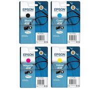 Epson Original 408L Black (XL) + 408 Cyan, Magenta, Yellow (Standard) Glasses, Multipack Workforce Pro WF-C4310DW, WF-C4810DTWF
