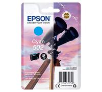 Epson Original 502 Ink Binoculars (XP-5100, XP-5105, WF-2860DWF, WF-2865DWF) - Cyan Standard - Normal Packaging