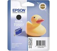 Epson Original Ink Cartridge T0551, Black, Genuine