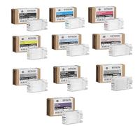 Epson Original Ink Cartridges Complete Set Multipack T47A1, T47A2, T47A3, T47A4, T47A5, T47A6, T47A7, T47A8, T47A9, T47AD SureColor SC-P900, SC-P906