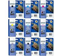 Epson Original Ink Cartridges Set T1571, T1572, T1573, T1574, T1575, T1576, T1577, T1578, T1579 Multipack Stylus Photo R3000 (without retail packaging)