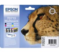 Epson Original Multi Pack Inkjet Cartridges T0715 - T0711,T0712,T0713,T0714