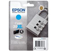 Epson 35XL Cyan Padlock High Yield Genuine Ink, Claria Photo HD Ink Cartridge