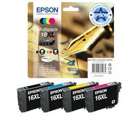 EPSON 16XL ink cartridge black and tri-colour high capacity 32.4ml 1-pack RF-AM blister