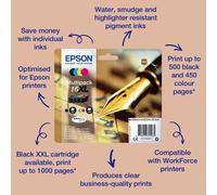 Epson Pen and crossword Singlepack Cyan 16XL DURABrite Ultra