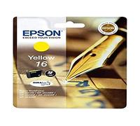 EPSON 16 ink cartridge yellow standard capacity 3.1ml 165 pages 1-pack RF-AM blister