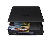 Epson Perfection V19 II Color Photo and Document Flatbed Scanner with 4800 dpi Optical Resolution, USB Power and High-Rise, Removable Lid