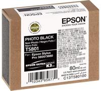 Epson Photo Ink Cartridge 80 ml, Black, Genuine