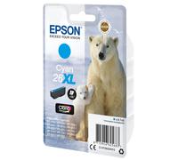 Epson Polar bear 26XL Claria Premium Single Cyan Ink
